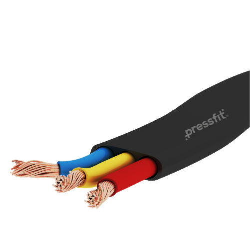 3 - Core Flat Submersible Cable