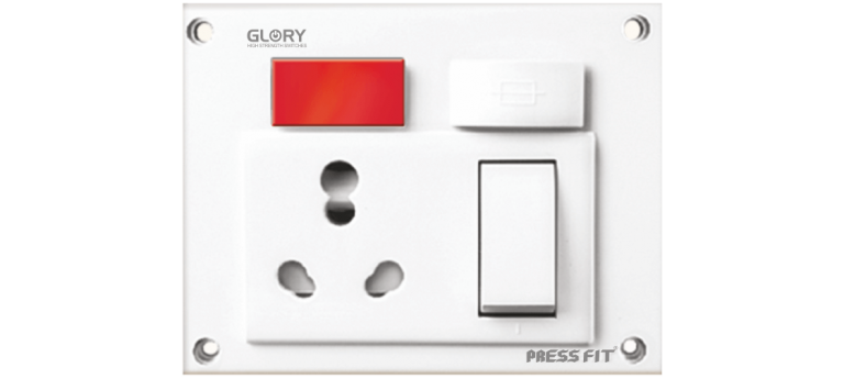 Glory Switch Socket Combined
