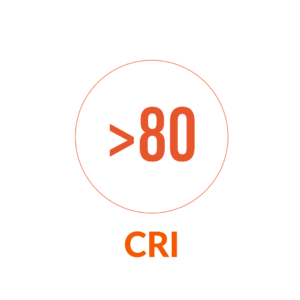 CRI > 80