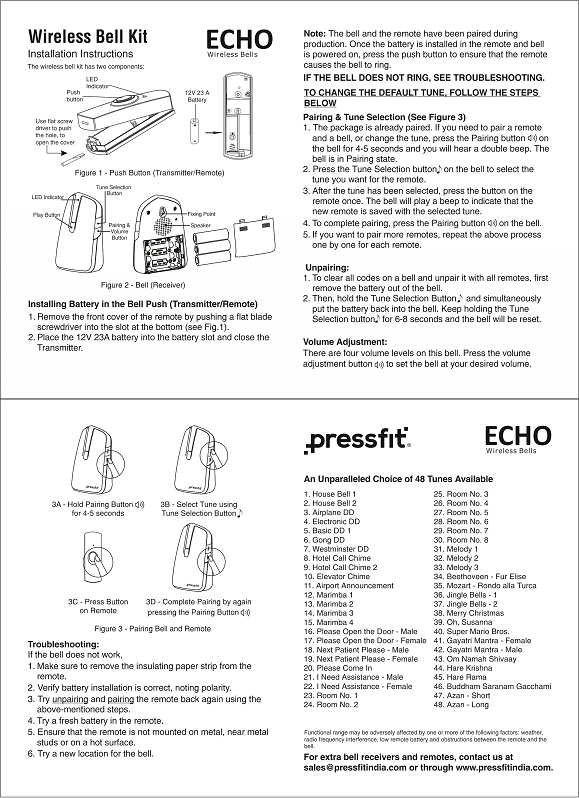 ECHO NEW-1 instruction manual