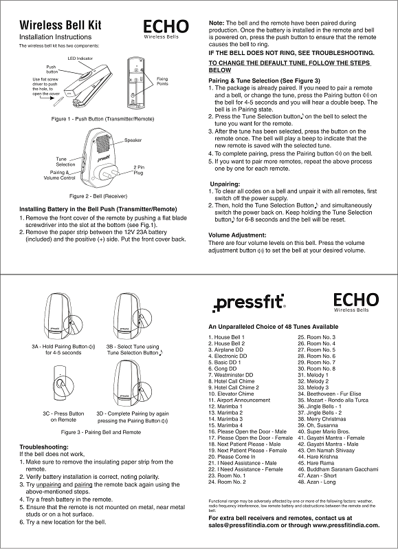 ECHO NEW-5 instruction manual