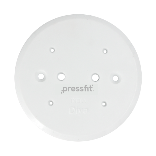 Electrical Round Cover Plates Manufactured in India by Pressfit