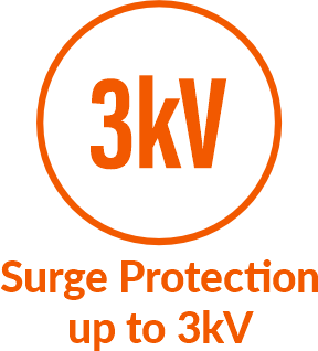 Surge Protection up to 3kV