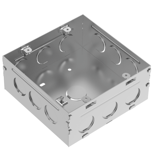one metal concealed box sq